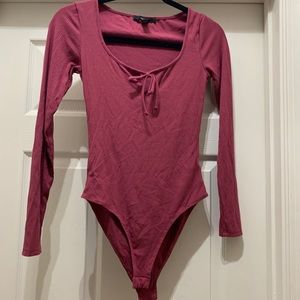 Rose color  bodysuit